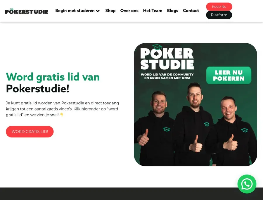 Website Pokerstudie