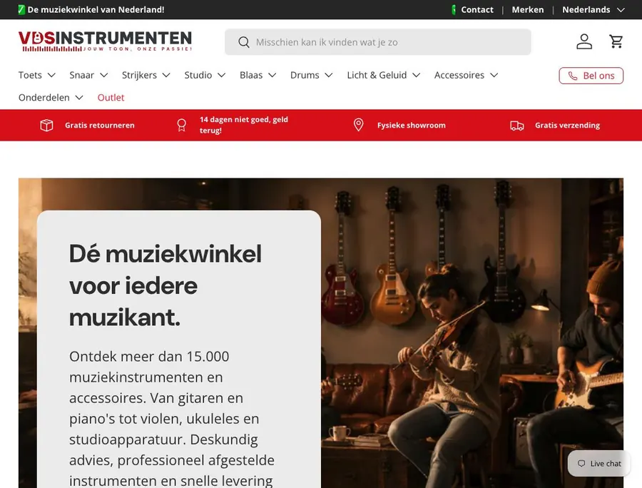 Webshop van VDS Instrumenten